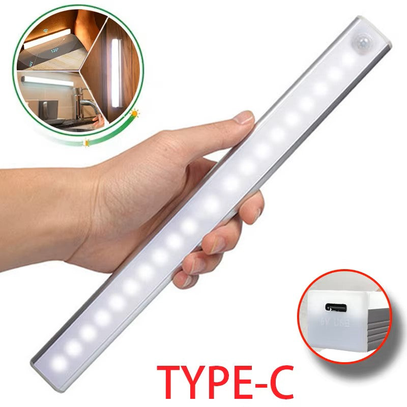 Réglettes LED rechargeable avec détecteur de mouvement