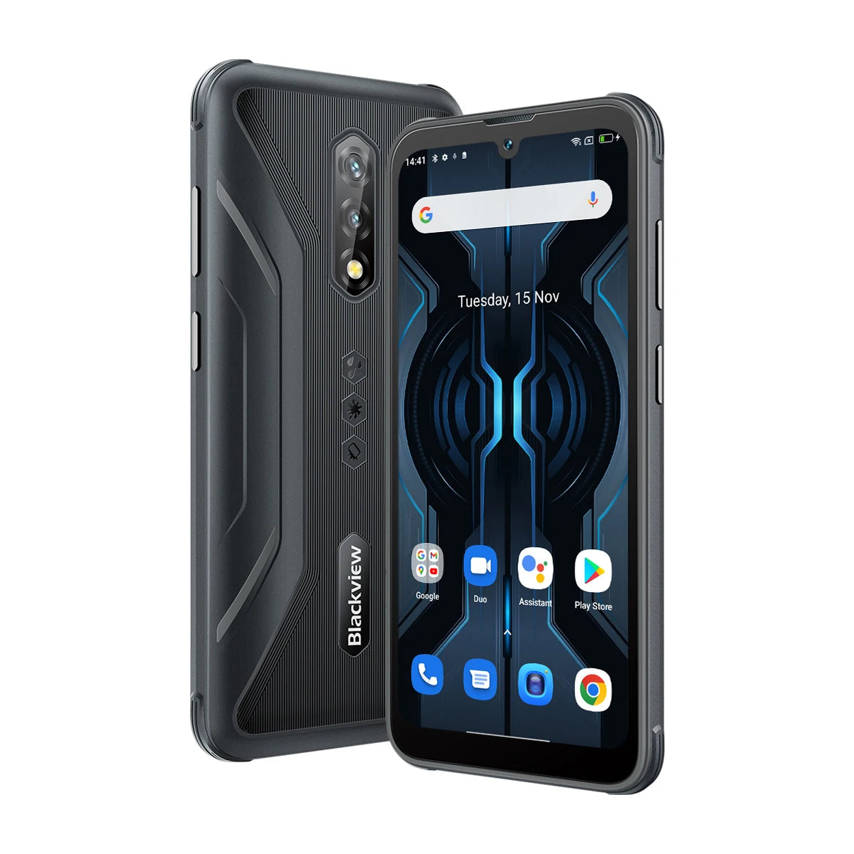 Smartphone Blackview BV5200 Pro - Téléphone Robuste Android 12, 4 Go RAM, 64 Go ROM, Caméra 13 MP