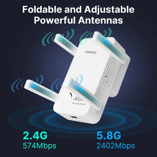 Répéteur WIFI6 AX3000 Gigabit 2.4/5 Ghz amplificateur de Signal.