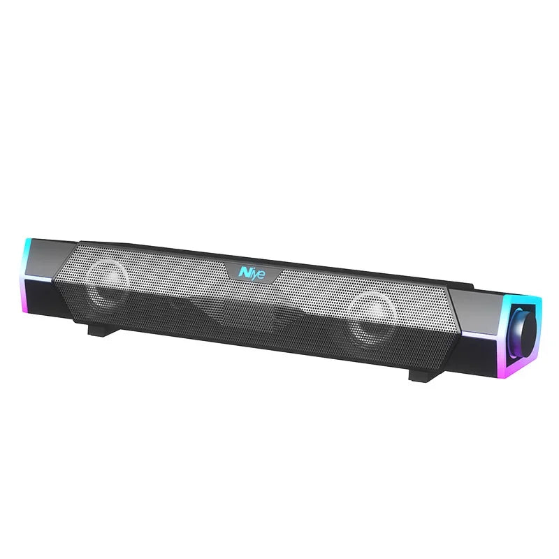 Enceintes 4D pour ordinateur, Bluetooth 5.0, filaire, barre de son surround