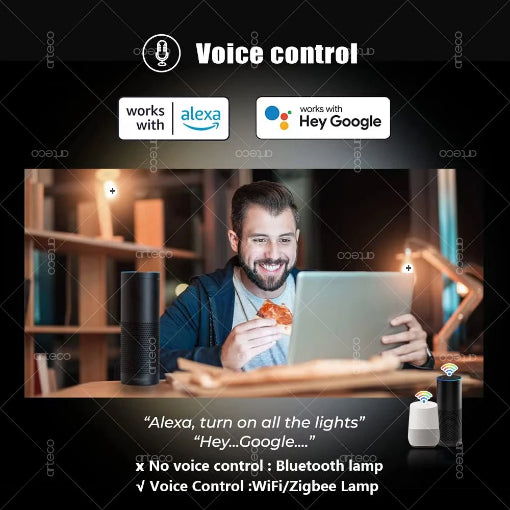 Ampoule LED Connectée Tuya – Modèles E27, E14, GU10-bluetooth ou WIFI ou zigbee