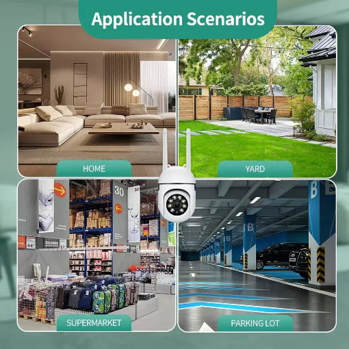 Caméra de Surveillance Wi-Fi 3Mpixel (pack 2pièces)