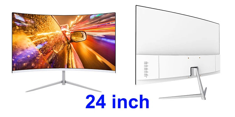 24 Inch Curved 75Hz Monitor Gaming VA FHD 1080P Computer Display 2800R…