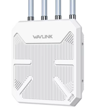 Routeur extérieur multimode WAVLINK WiFi6 AX3000  longue portée - PoE - Boîtier étanche IP67