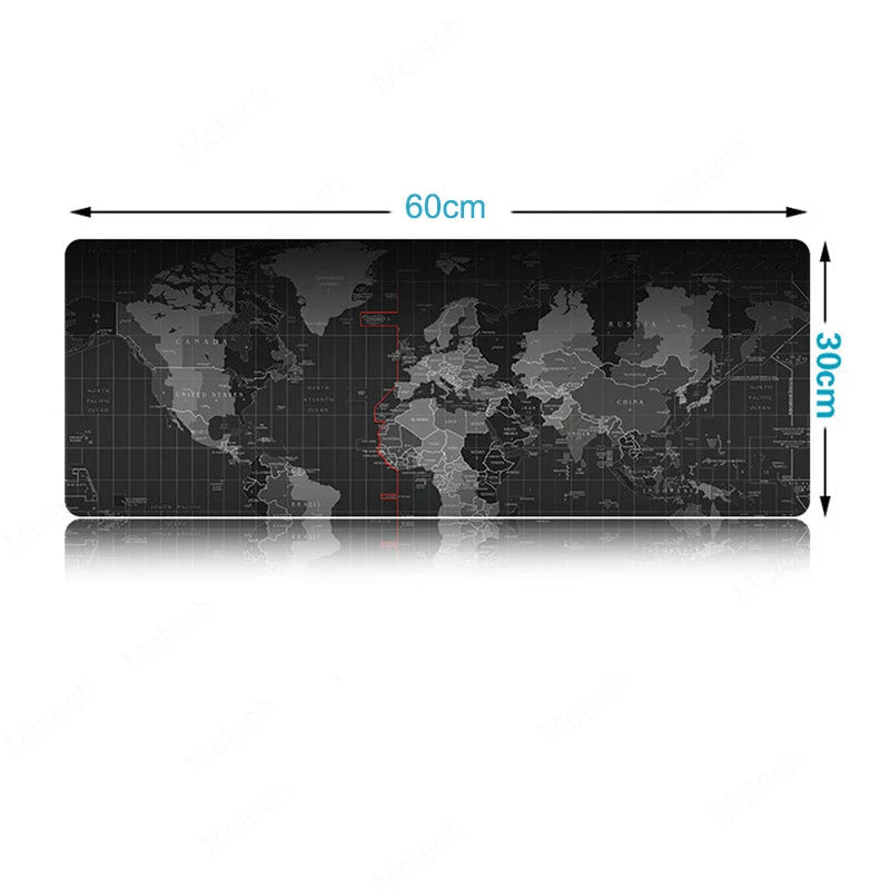 Tapis de souris - carte du monde