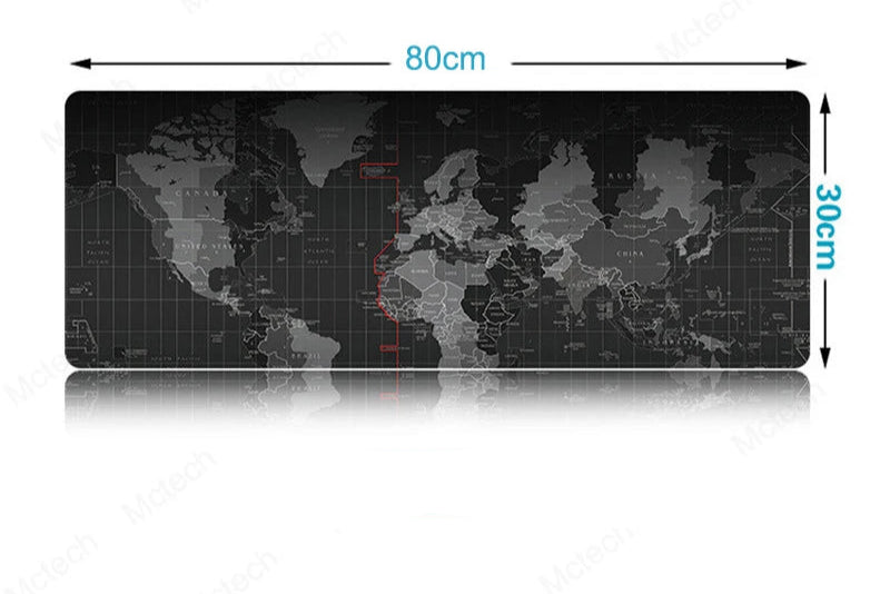 Tapis de souris - carte du monde