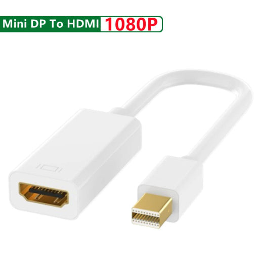 Adaptateur Mini DP mâle vers HDMI femelle 4K ou 2K compatible pour Apple