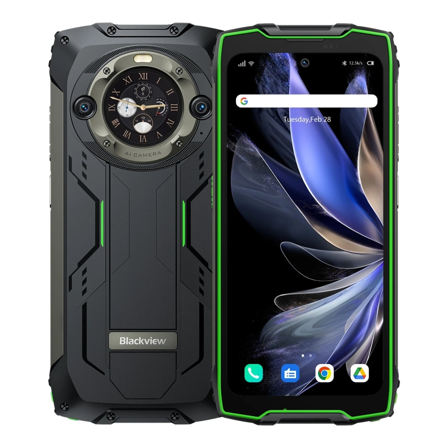 Smartphone Blackview BV9300 Pro –robuste 4G, 8Go RAM, 256 Go, écran 6,7", Android 13, batterie 15080 mAh, NFC