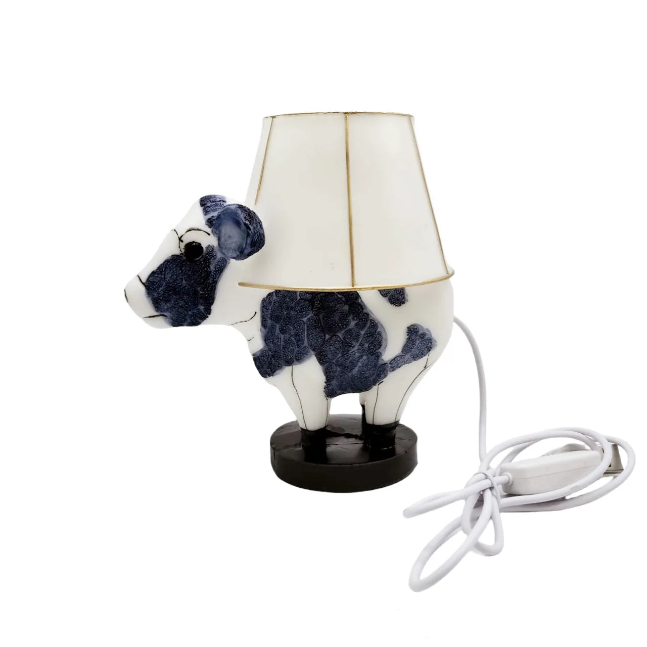 Lampes de table animalières en verre teinté – thème fantastique Dragon, Licorne.. (veilleuse)
