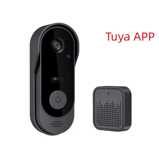 Sonnette Tuya avec caméra sans fil, interphone vidéo WIFI, HD