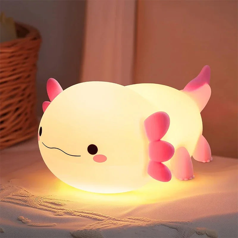 Veilleuse en silicone douce - Contrôle tactile et rechargeable USB