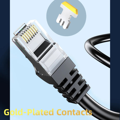 Cable Ethernet Cat 6 UTP  RJ 45  rond ou plat 0.5 a 15m