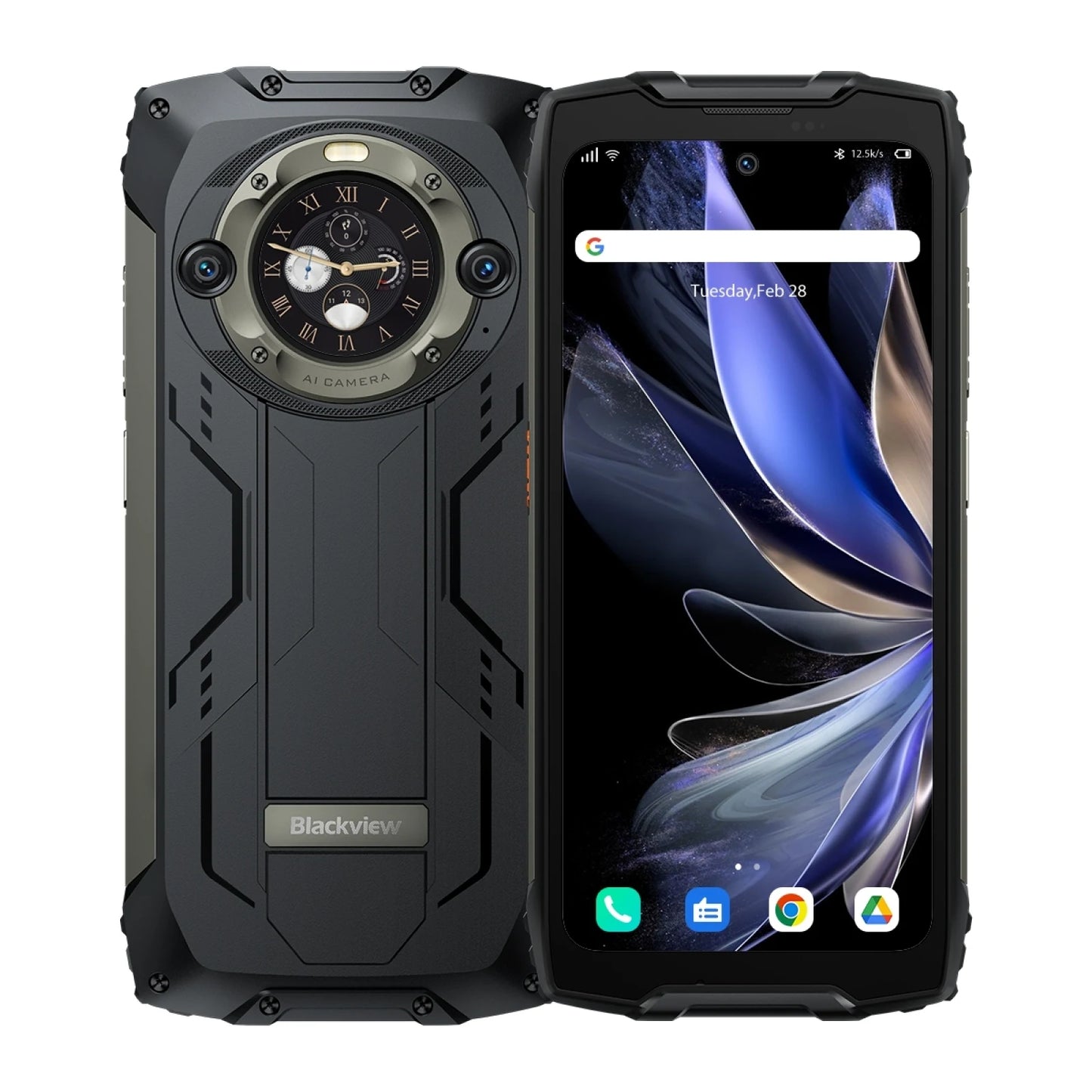 Smartphone Blackview BV9300 Pro –robuste 4G, 8Go RAM, 256 Go, écran 6,7", Android 13, batterie 15080 mAh, NFC