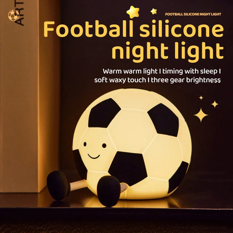 Veilleuse en silicone douce - Contrôle tactile et rechargeable USB