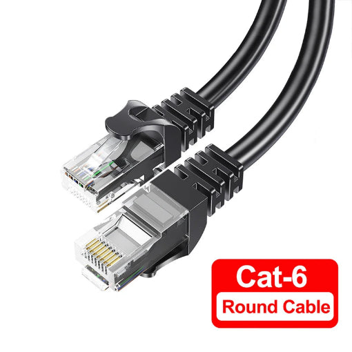 Cable Ethernet Cat 6 UTP  RJ 45  rond ou plat 0.5 a 15m