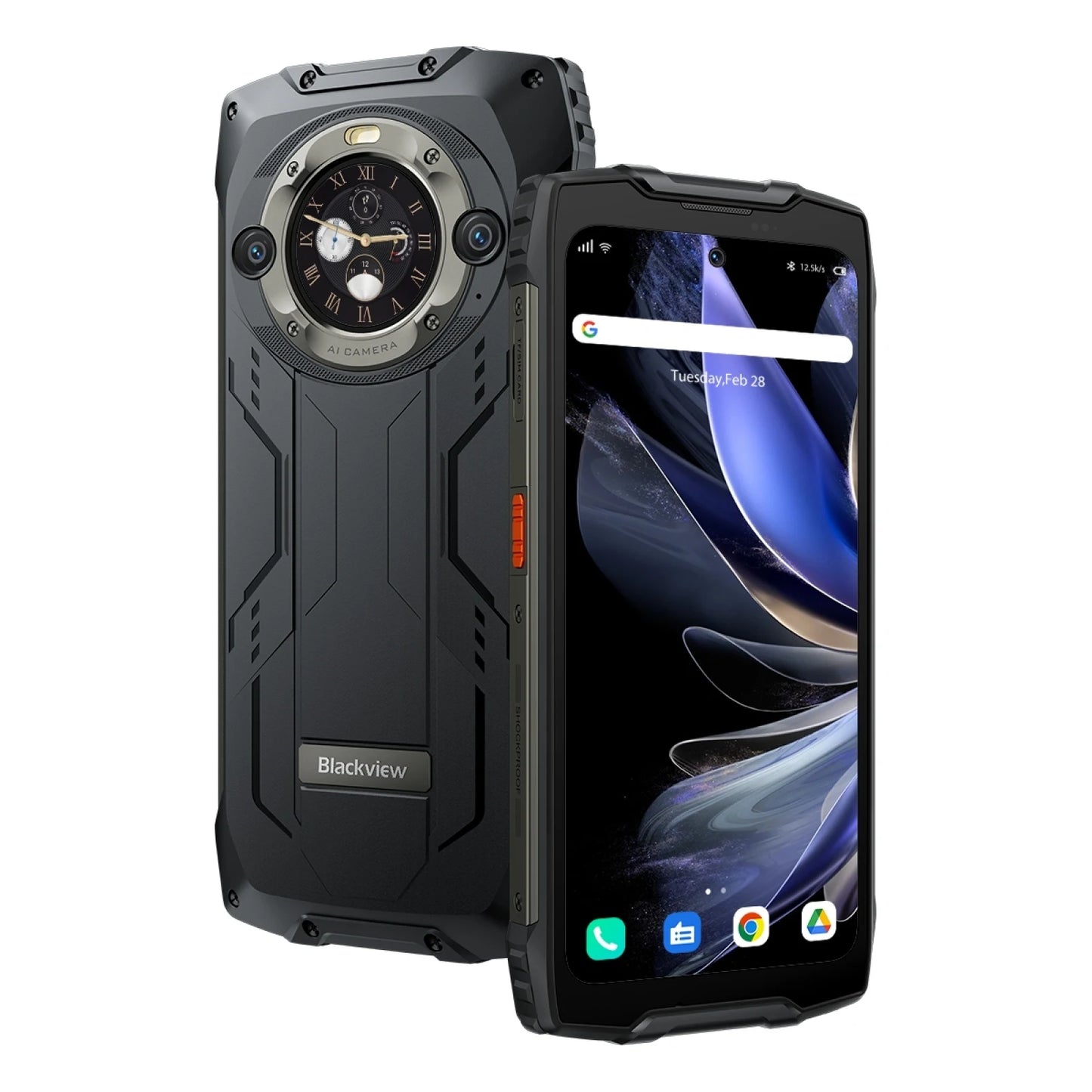 Smartphone Blackview BV9300 Pro –robuste 4G, 8Go RAM, 256 Go, écran 6,7", Android 13, batterie 15080 mAh, NFC