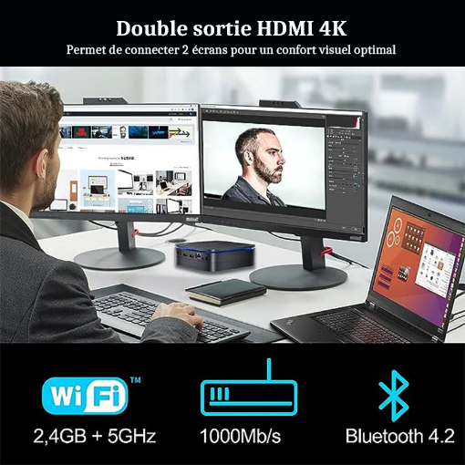 Mini PC BLACKVIEW MP60  Windows 11   Intel N95 Dual-Band 2.4G