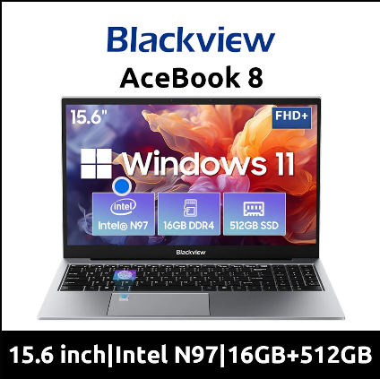 Pc portable 15.6" Blackview AceBook 8 - Design Élégant, Performances Puissantes